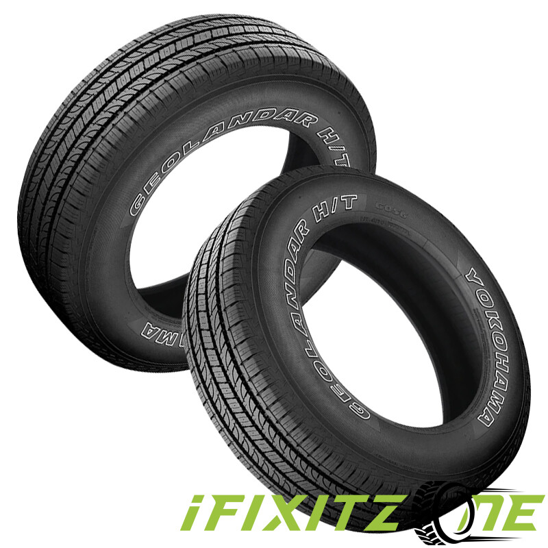 2 Yokohama Geolandar H/T OWL G056 245/70R16 106H All Season 70K Mile 720AA UTQG