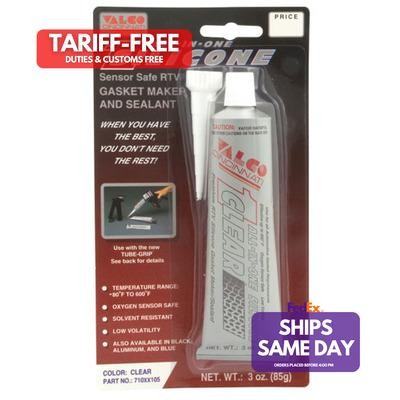 Valco 710XX105, One Clear Silicone Clear 3 Oz Silicone Performance Racing Parts