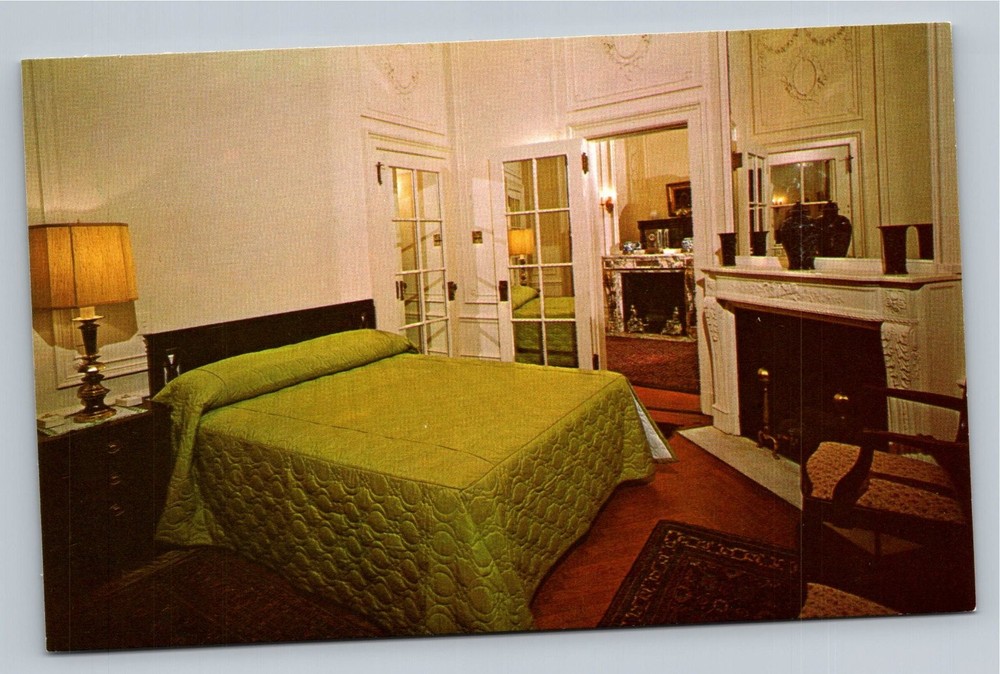 Vintage International Eastern Star Temple Bedroom Postcard Washington DC