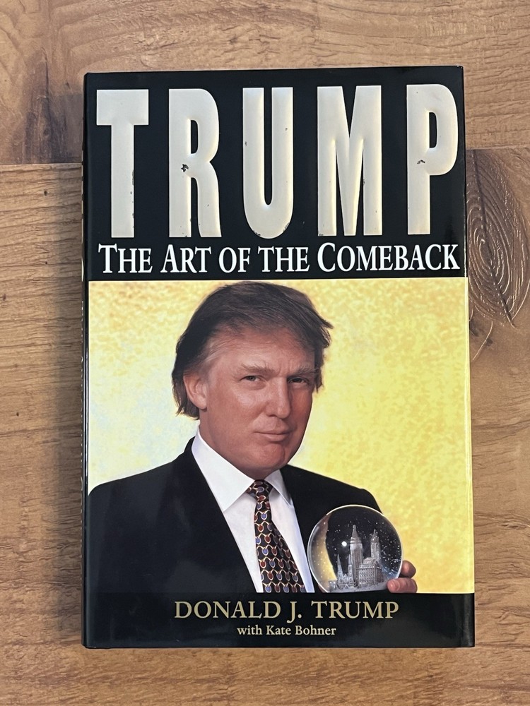 TRUMP The Art of the Comeback by Donald J Trump 1997 Hardcover 1st Edition NICE!