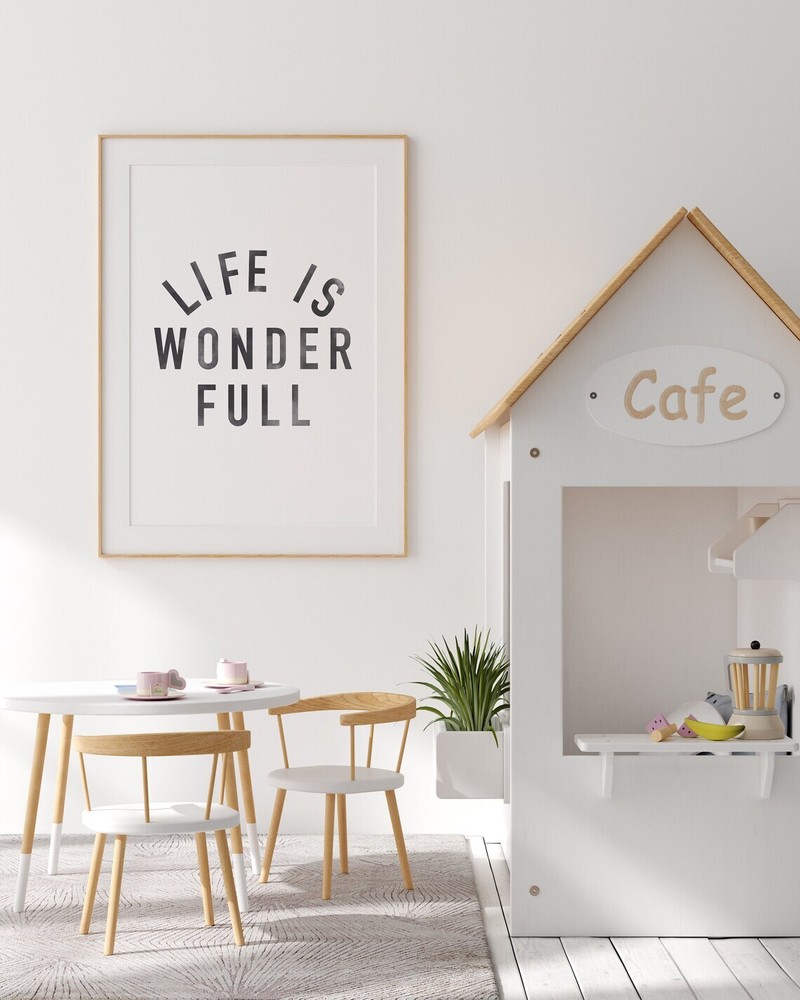 Inspirational Quote Block Letters Poster Premium Quality Choose your Size