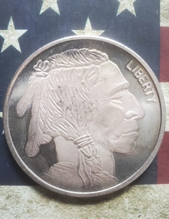 1 oz Silver Buffalo Head Round Variety Secondary Market .999 Fine 