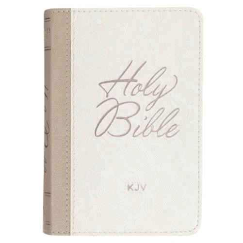Christian Art Gifts KJV Bible Mini Pocket (Faux Leather, White) (Leather Bound)Another great item from Rarewaves USA | Free delivery!