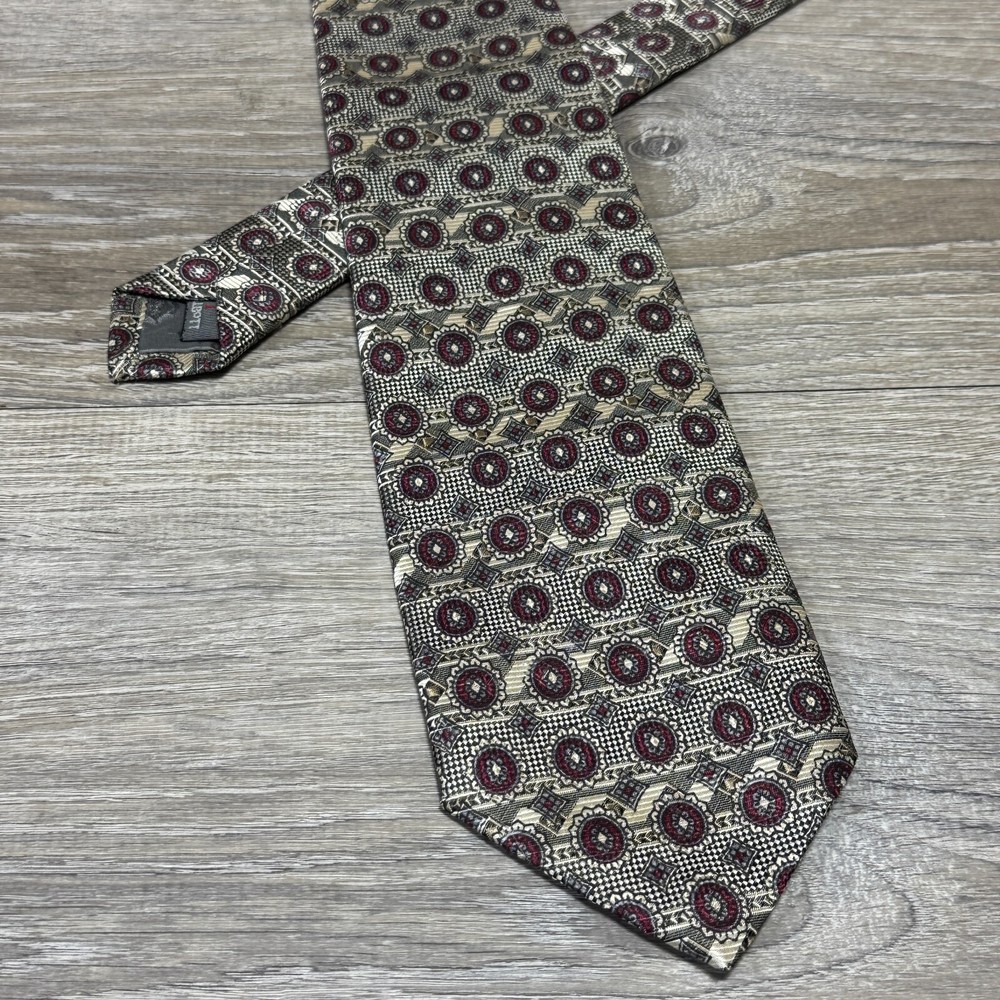 Robert Talbott Nordstrom Handmade Luxury 100% Silk Neck Tie Retro Vintage USA