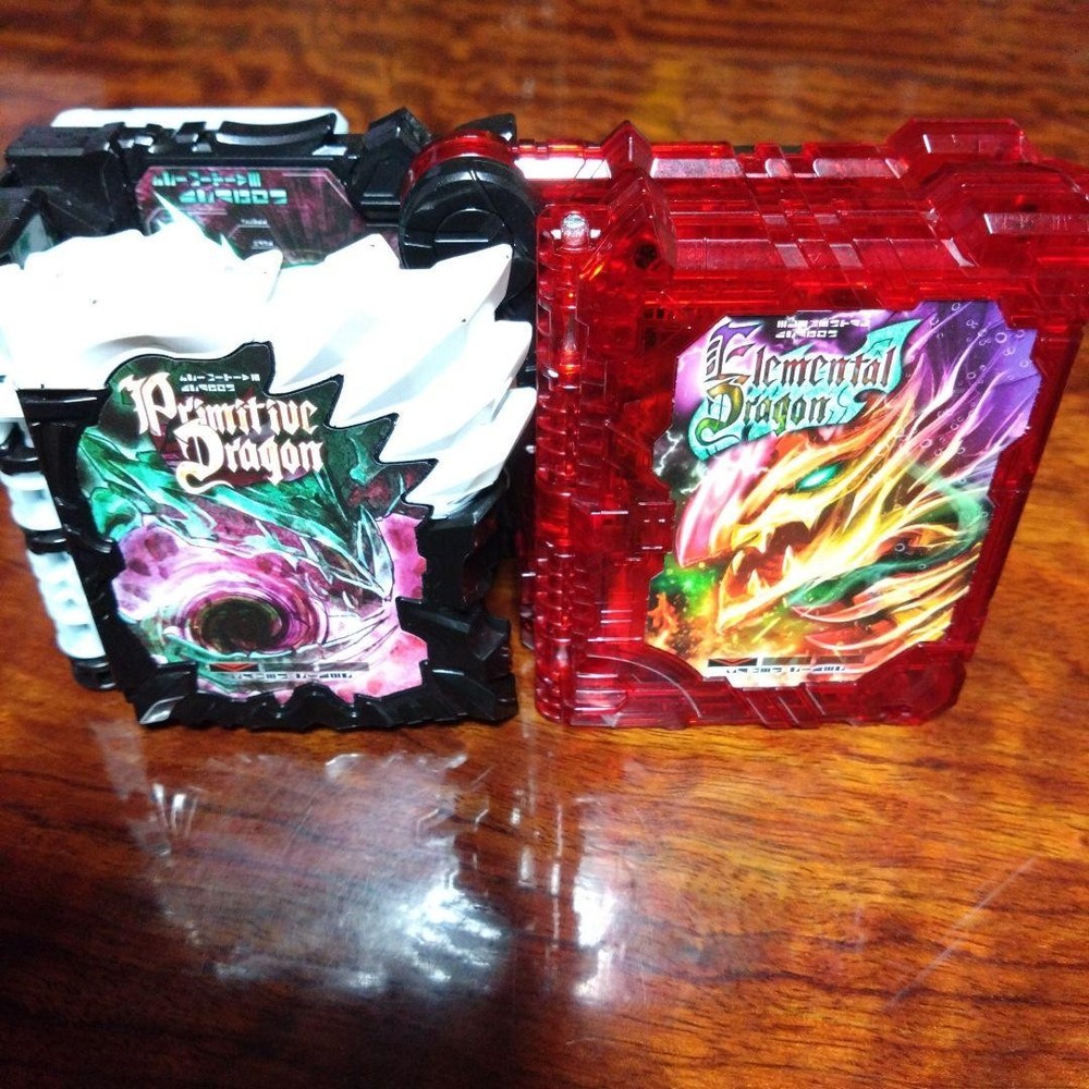 KAMEN RIDER SABER DX Primitive & Elemental Dragon Wonder Ride Book Morpher set