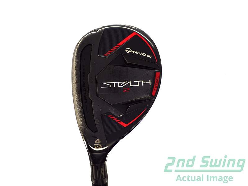 TaylorMade Stealth 2 Rescue 4 Hybrid 22° Senior Flex Graphite Left-Handed 40.25in Golf Club