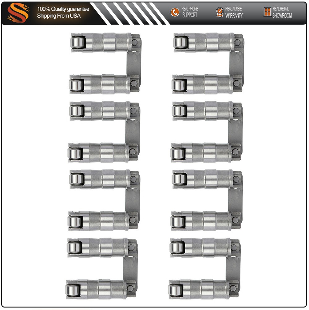 8 Pcs Hydraulic Roller Lifters for Chevy Fits Chevrolet SBC V8 350 400 Wholesale