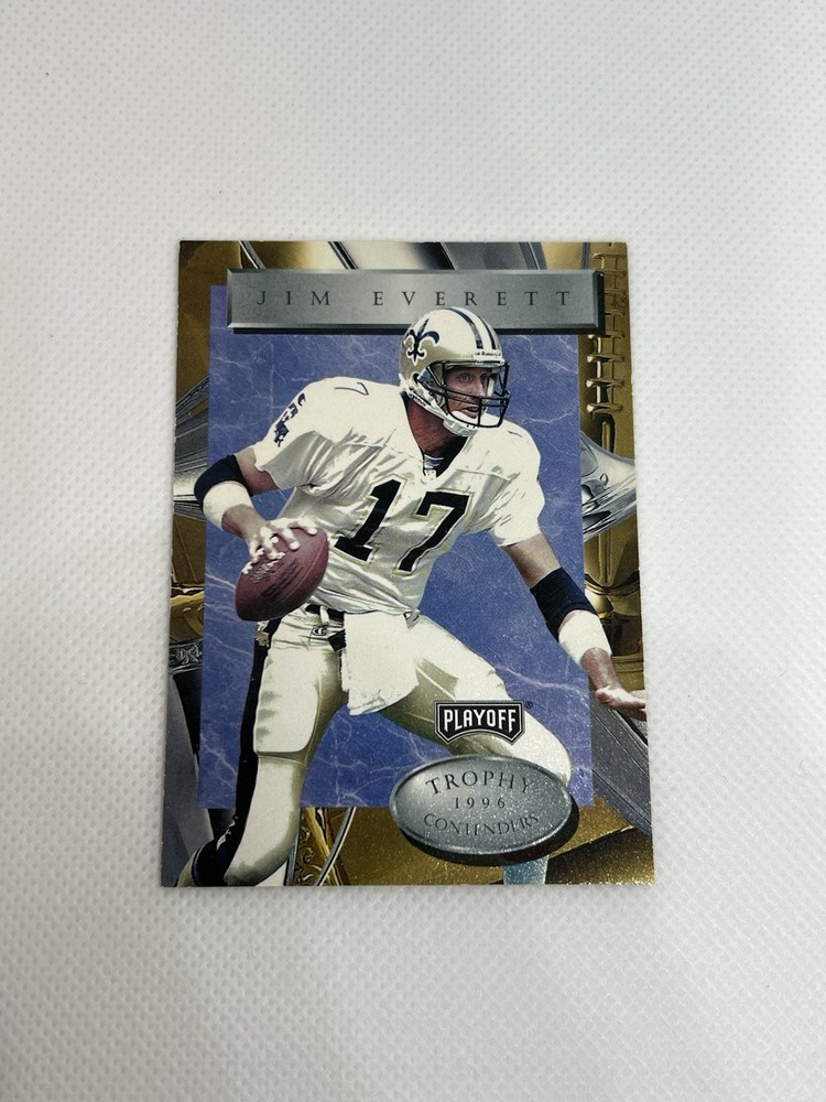 1996 Playoff Trophy Contenders - Jim Everett #17