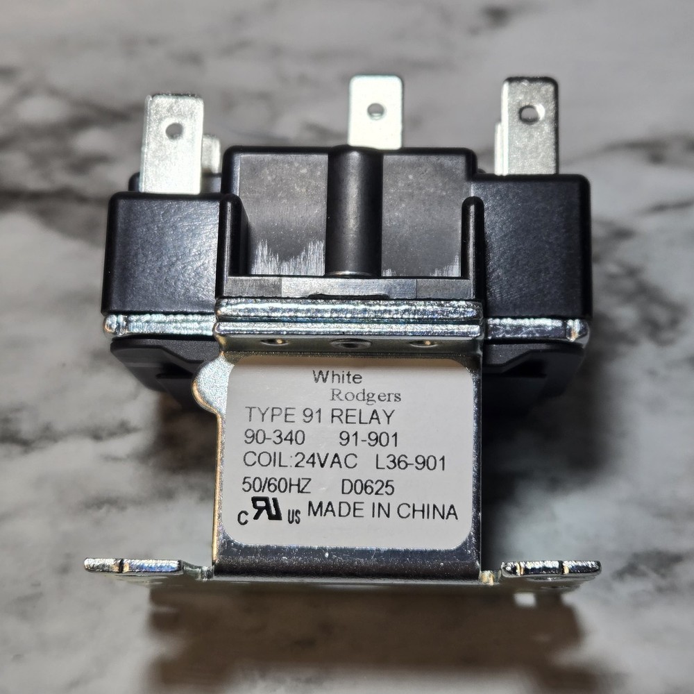 White Rodgers Switching Relay Dpdt 24V Coil 90-340