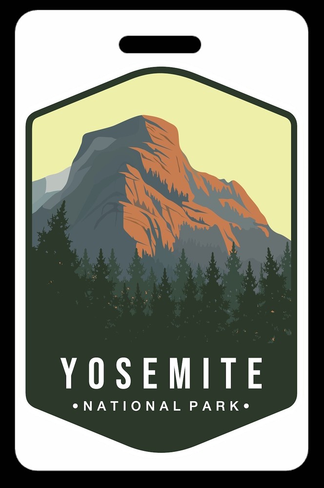 Yosemite National Park Luggage/Bag Tag - FREE Personalization