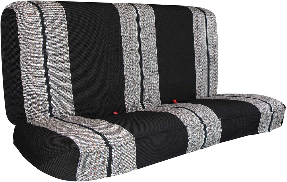 Saddle Blanket Black Full Size Pickup Trucks Bench Seat Cover
