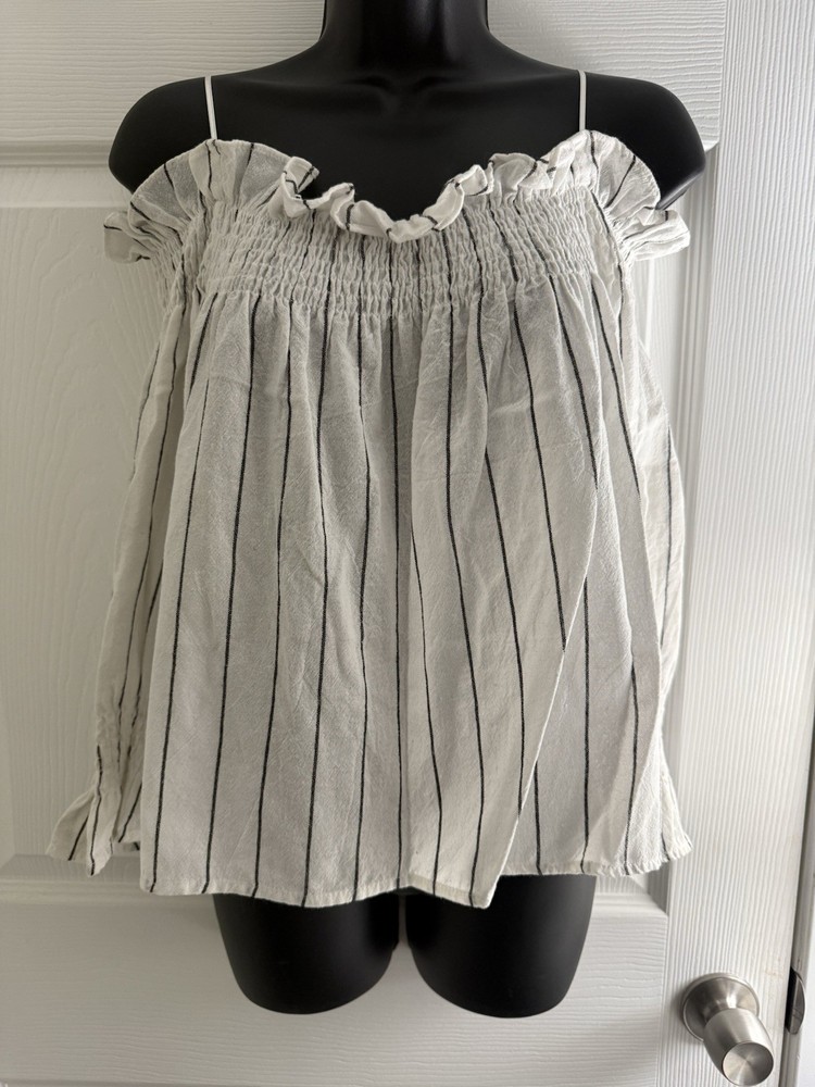 Women's Off-the-Shoulder Top, Size Large