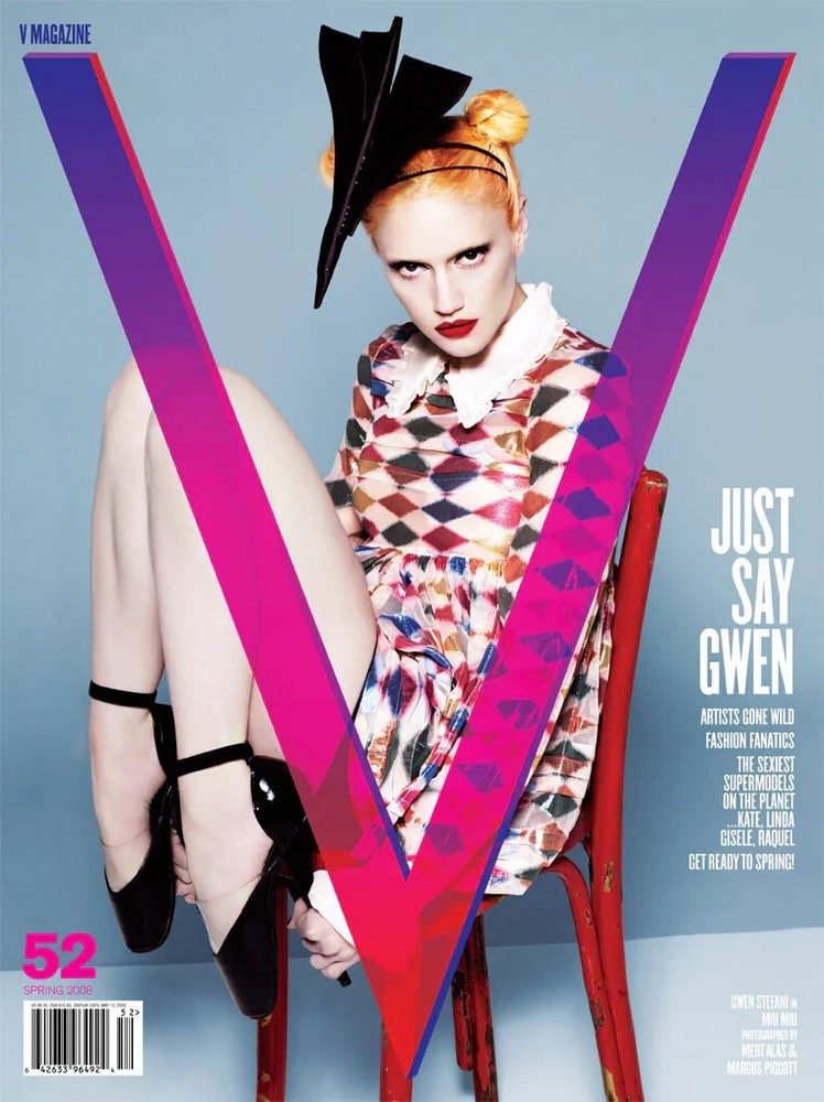 V Magazine #52 GWEN STEFANI Miu Miu Cover Spring 2008 Collectible Issue
