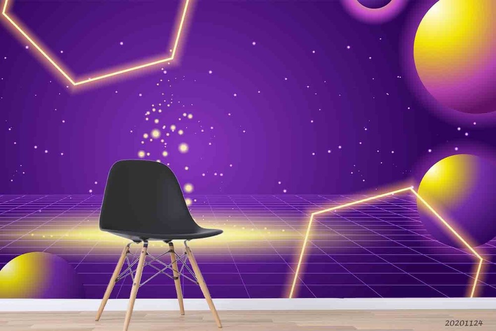 3D Futurism Geometric Shapes Wall Murals Wallpaper Murals Wall Sticker