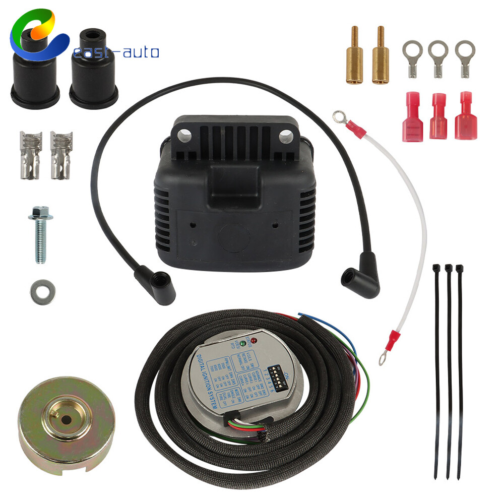 Single Fire Programmable Ignition Coil Kit for Evo Big Twin XL 1970-1999 Models
