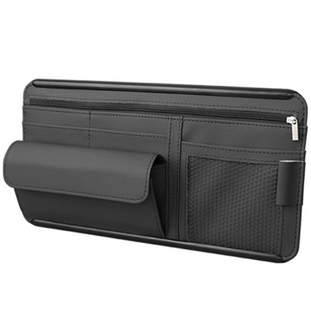 Car Sun Visor Organizer Bag for Phones, Sunglasses, Cards, and Essentials