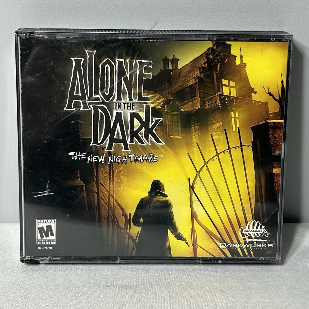 ALONE IN THE DARK -The New Nightmare - 3 CDs  2001 (PC Game) Survival Horror CIB