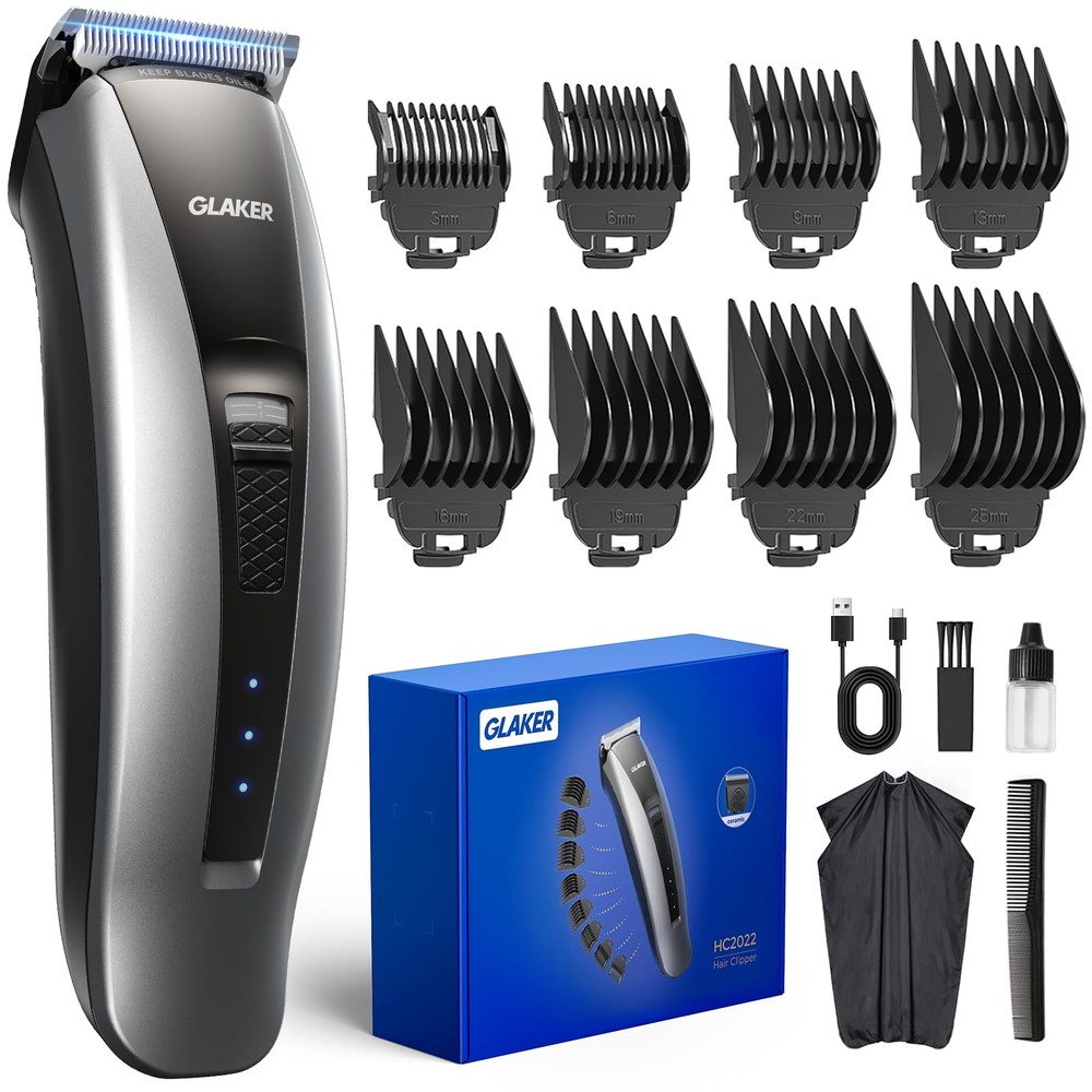 Professional Cordless Hair Clipper for Men - 2-in-1 Trimmer with ABS Guarantee