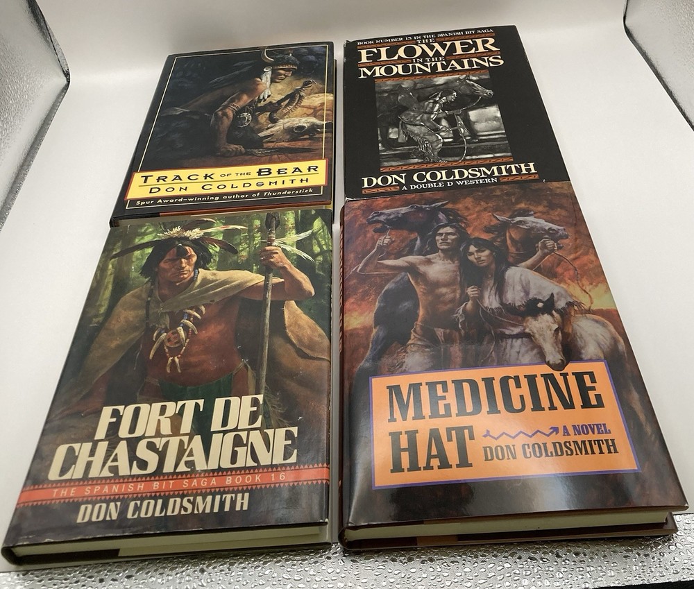 Don Coldsmith Signed (one Inscribed) Lot of 4 Hardcovers w/DJs First Editions