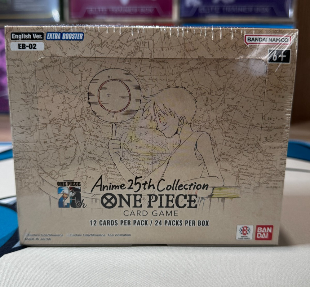 One Piece Card Game EB-02 Anime 25th Collection Extra Booster Box English Sealed