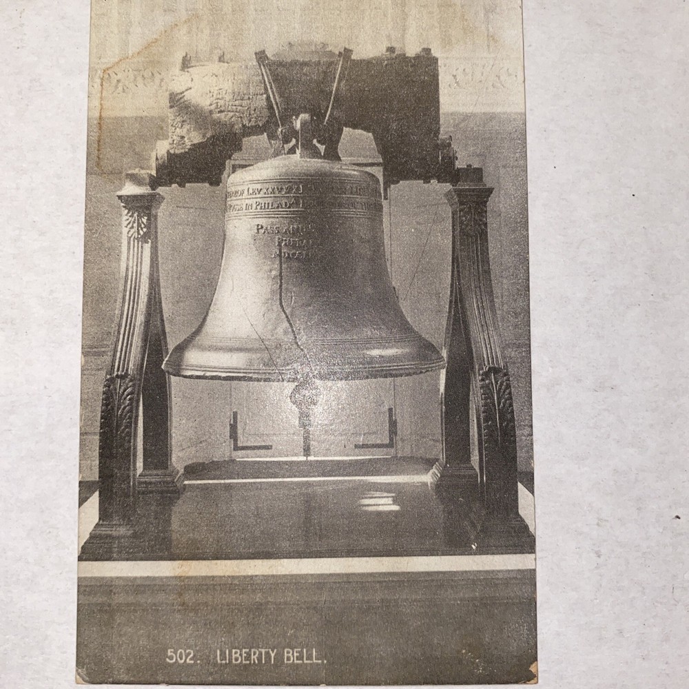 Vintage Postcard Liberty Bell unused Undevided