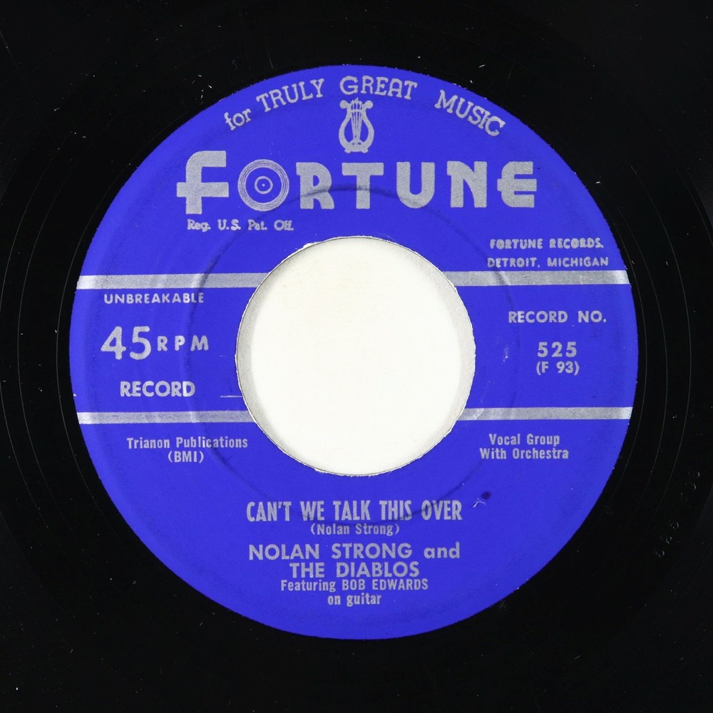 Doo-Wop 45 - Nolan Strong & Diablos - Can't We Talk This Over - Fortune