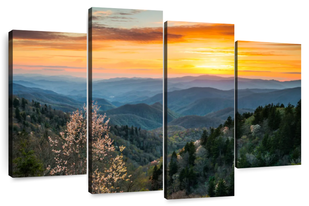 Great Smoky Mountains Sunrise Wall Art