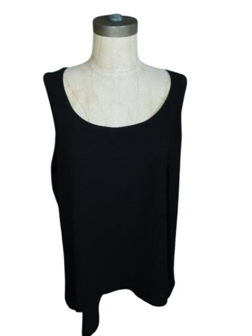 White House Black Market WHBM Size XL Lined Sleeveless Blouse Top