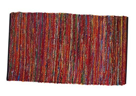 Cotton Multi Chindi Hand Woven Rugs 24x36 inch Cotton Rugs(24x36) Multi Cotton
