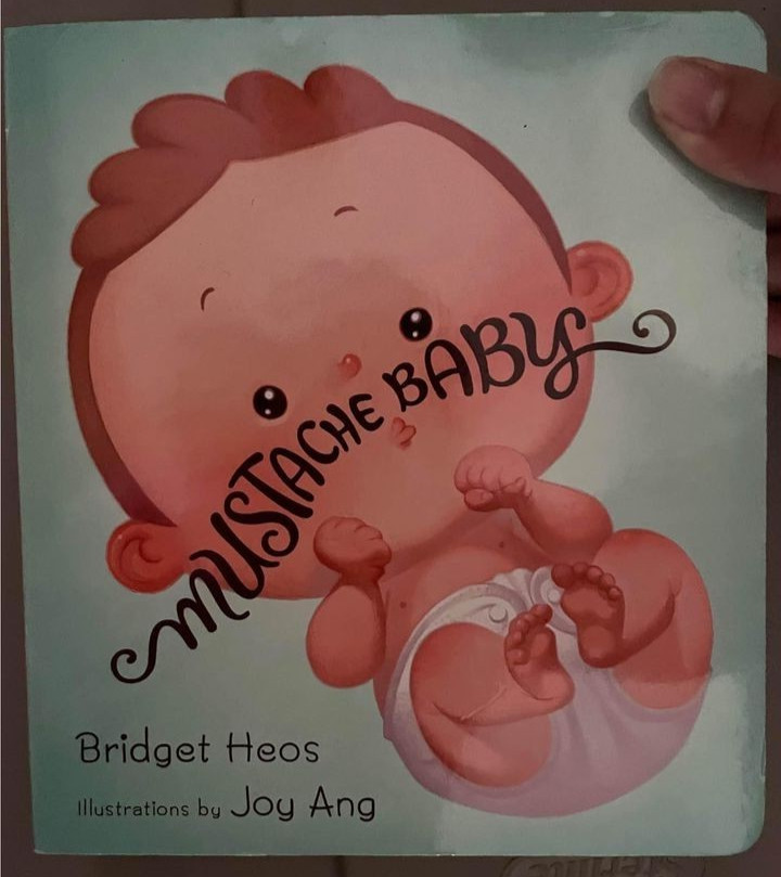 Mustache Baby Board Book by Bridget Heos 2016 Children's Board Books