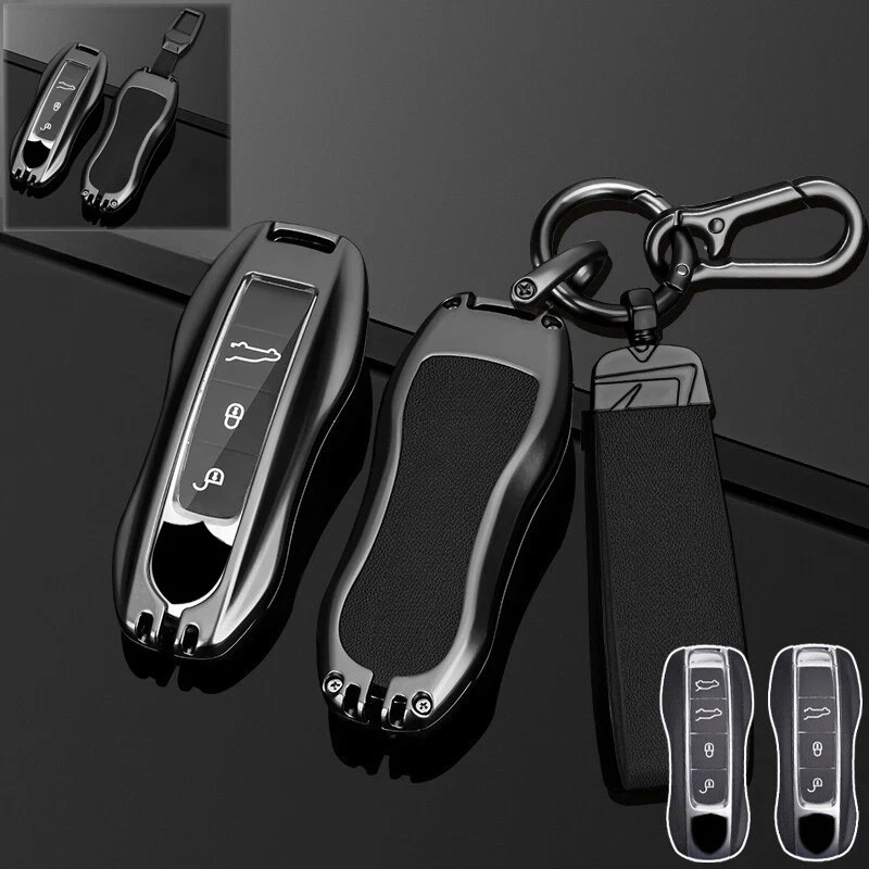 Zinc Alloy TPU Car Key Case Cover For Porsche Cayenne Panamera 911 Macan Taycan