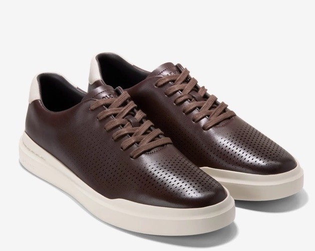 Men's SNEAKERS Cole Haan GrandPro Rally Laser Cut -BROWN/ MADEIRA\MUSHROOM\IVORY