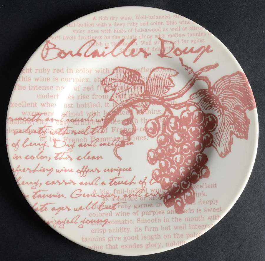 Royal Stafford Vin Rouge Salad Plate 10504164