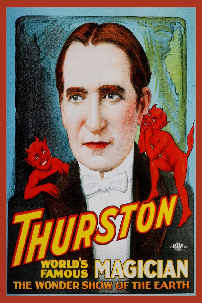 7932.Decoration Poster.Home Room wall interior design.Thurston Famous Magician