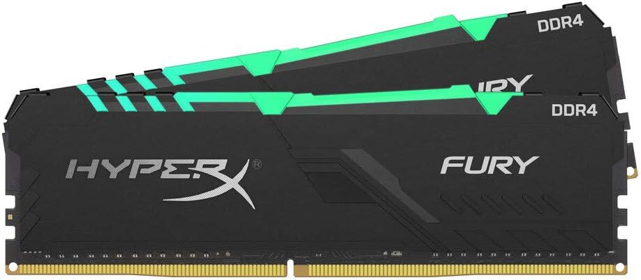 HyperX Fury 128GB 2666MHz DDR4 DIMM (Kit of 4) 4x32GB RGB RAM HX426C16FB3AK4/128