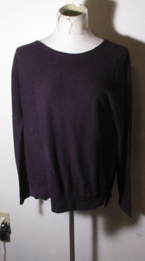VINCE  Purple Long Sleeve Top Women's Size L