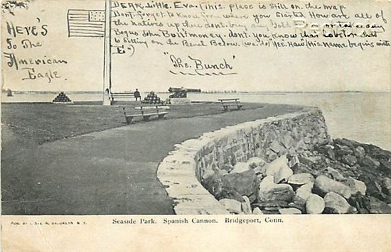 CT, Bridgeport, Connecticut, Seaside Park, Spanish Cannon