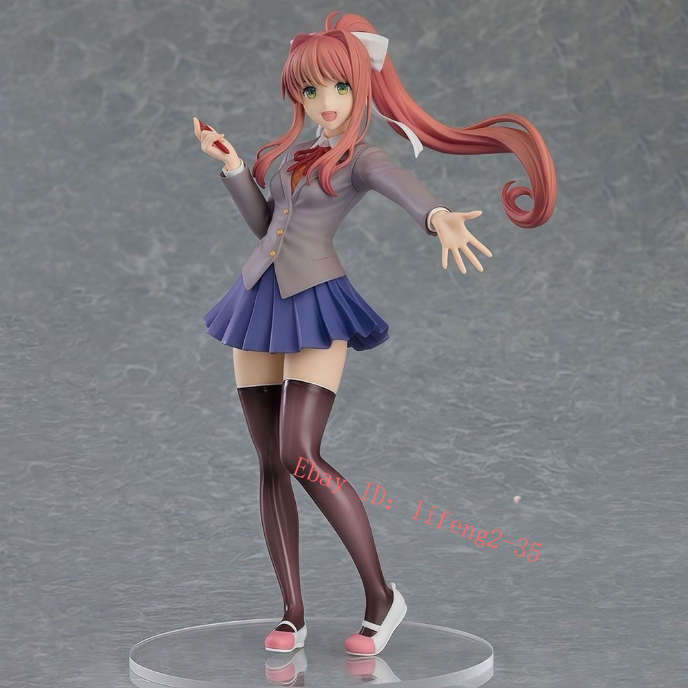 Doki Doki Literature Club Monika Pvc Figure Monika Statue Model Collection