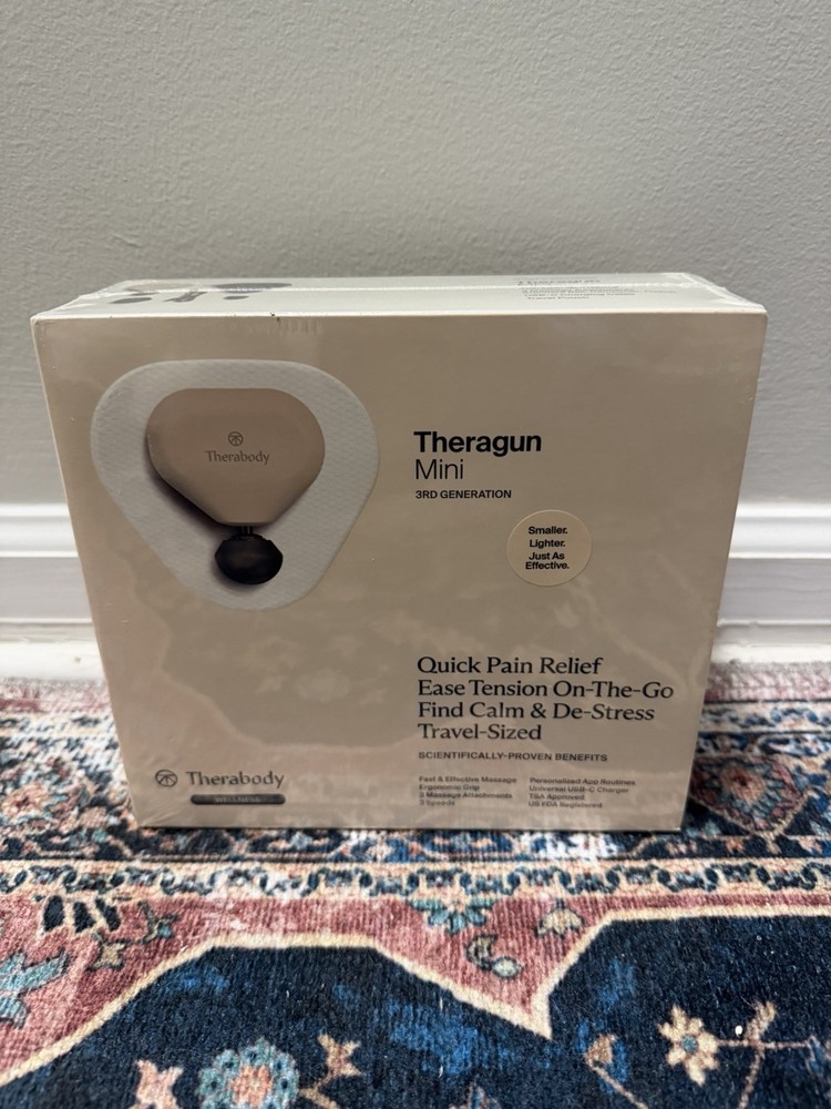 Theragun Mini 3rd Gen Generation Desert Rose New Sealed Box