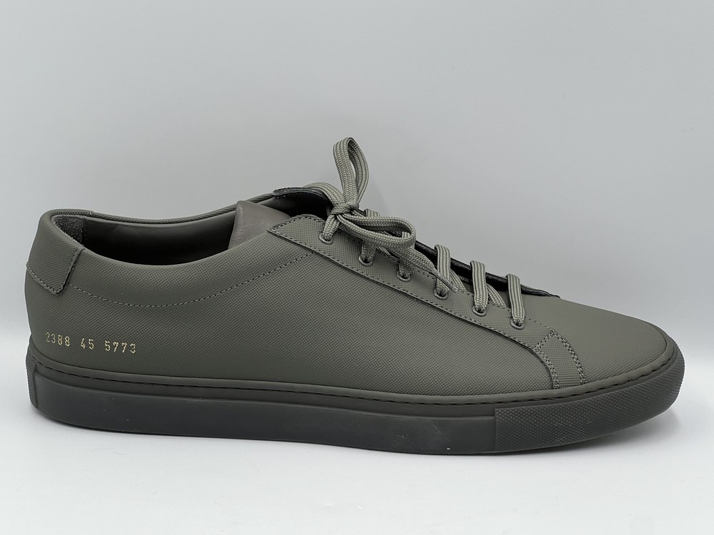 Common Projects Achilles Tech Mens Sneakers Size 12 Army Green New Display Pair-image