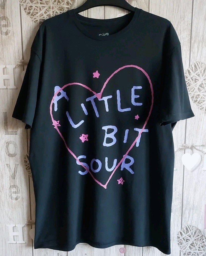 Olivia Rodrigo Men's M Medium 2022 A Little Bit Sour Tour Merch Black T-Shirt