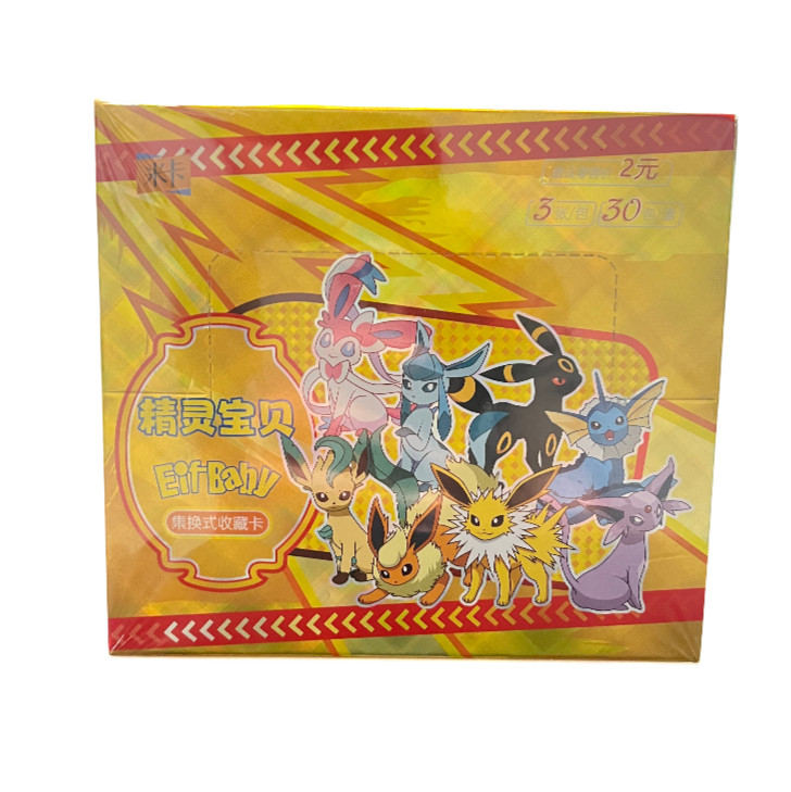 Pokémon Chinese Pocket Baby Eif Elf 1.0 Booster Box - 30 Packs Fast Shipping
