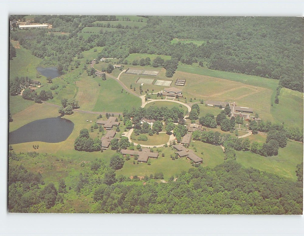Postcard Aerial View Kent School Kent Connecticut USA
