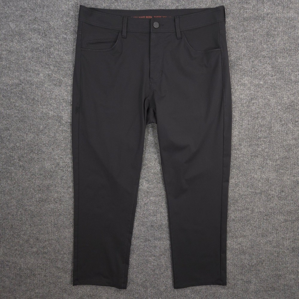 RHONE Commuter Pants mens *34X26* Black Performance 5 Pocket Golf Preppy Casual