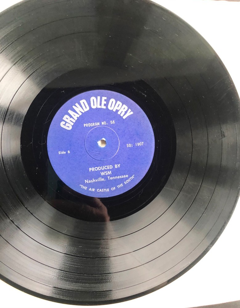 Grand Ole Opry LIVE 1965 WSM Radio Show #56 Vinyl LP Bill Monroe + Others VG