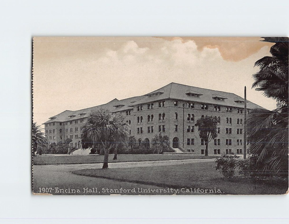 Postcard Encina Hall Stanford University California USA