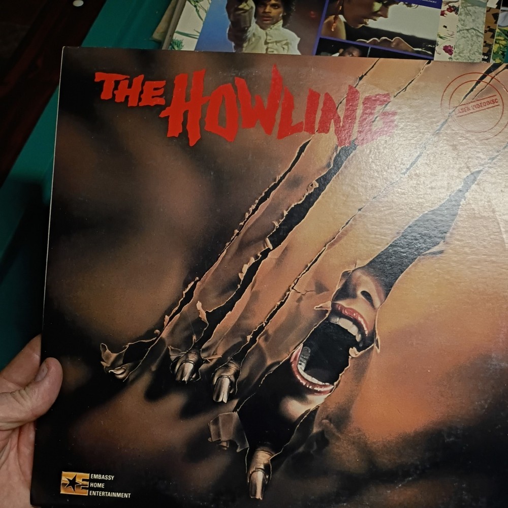 THE HOWLING Laserdisc LD VERY GOOD CONDITION VERY RARE GREAT HORROR FILM CLASSIC