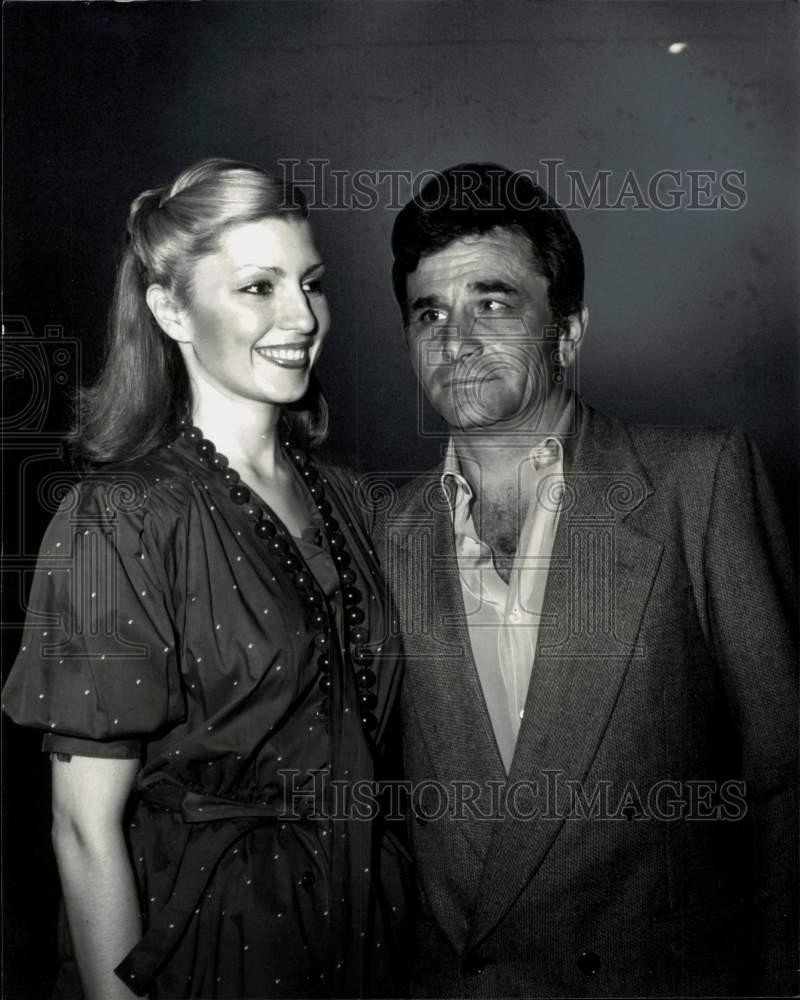 Press Photo Actor Peter Falk and wife Shera - sap65400