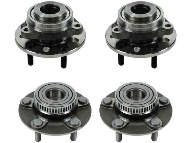 TRQ Wheel Hub and Bearing Kit fits Chrysler LHS 1994-1997, 1999-2001 35BNMV