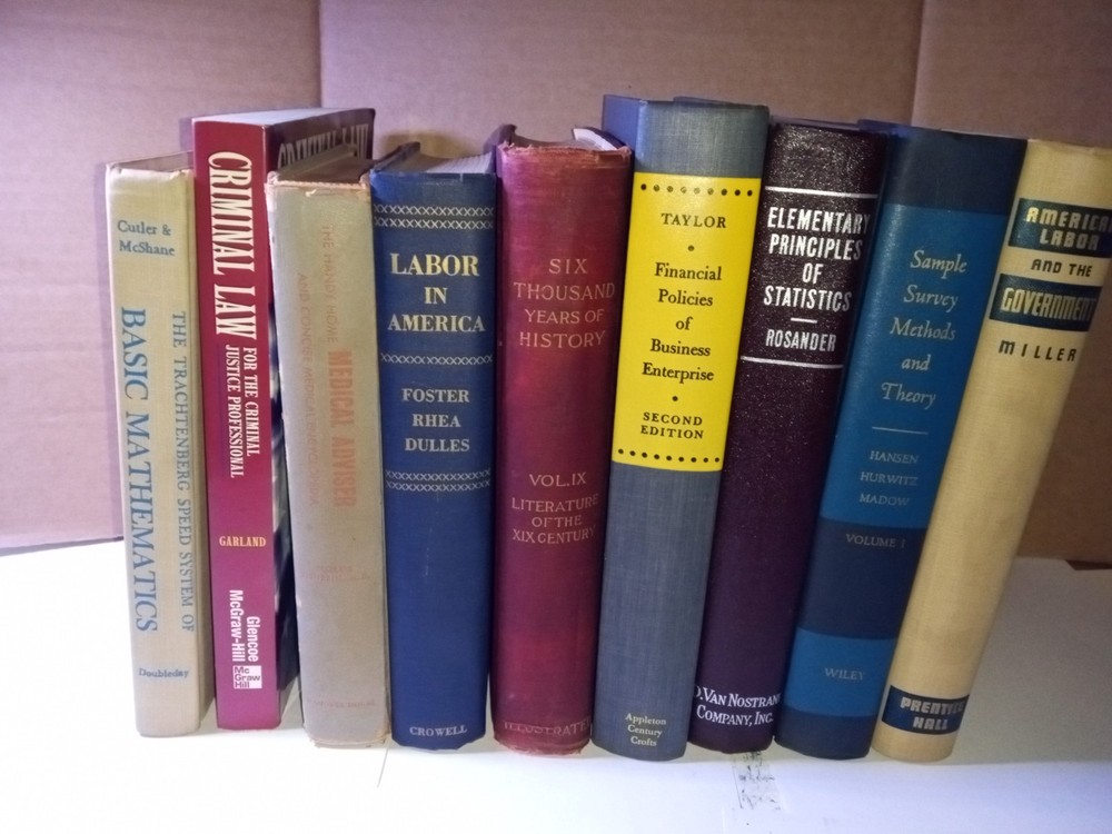 Mixed Lot Of Vintage Hardcover Books $8 Each